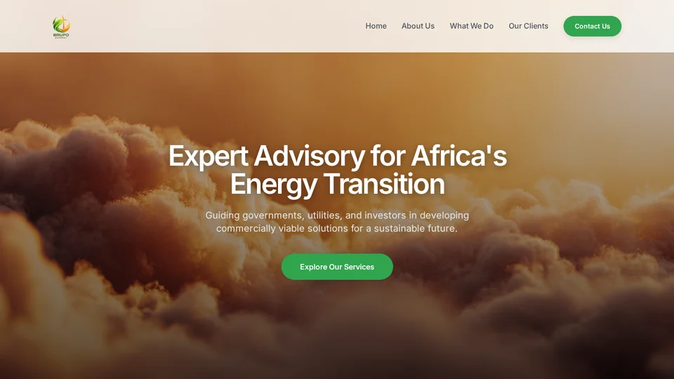 Live website capture of Brupo Energy